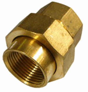 Screwed Brass Barrel Union