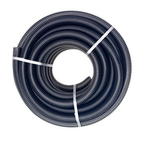 38mm PVC Food Suction Hose Black/Clear