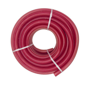 38mm PVC Food Suction Hose Red/Clear