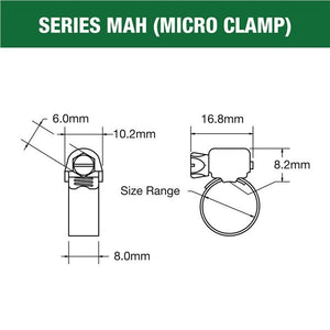 TRIDON Stainless Steel Hose Clamps Perforated Band