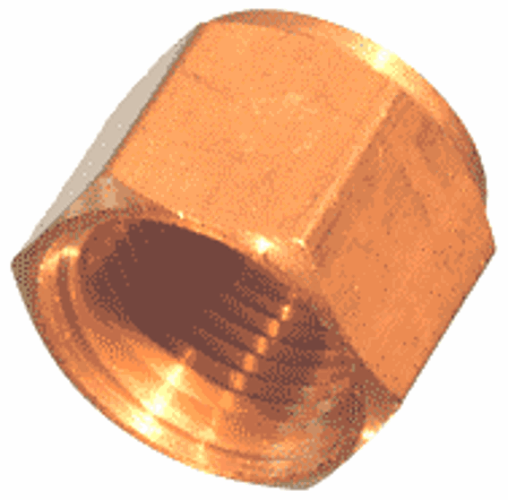 Screwed Brass Cap