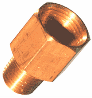 Screwed Brass Adaptor Male Female