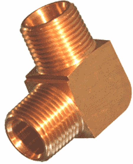 Screwed Brass Elbow Male x Male