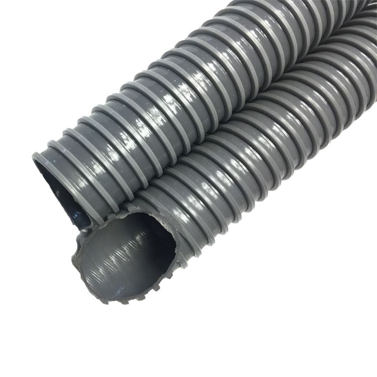 Grey PVC External Rib Ducting