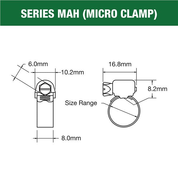 TRIDON Stainless Steel Hose Clamps Perforated Band