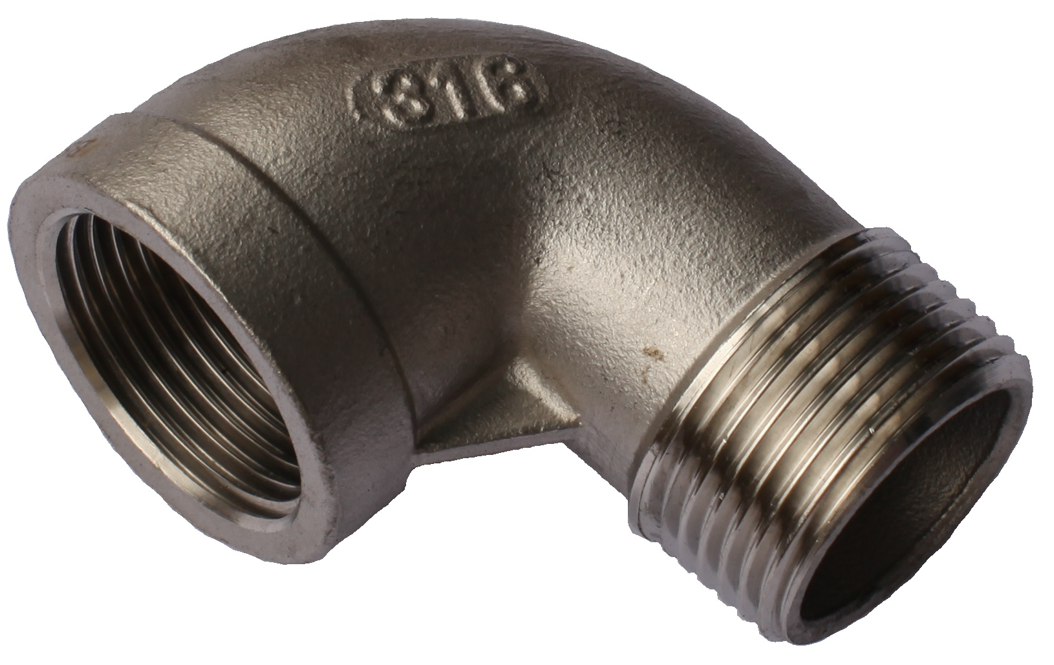 Stainless Steel Elbow M/F