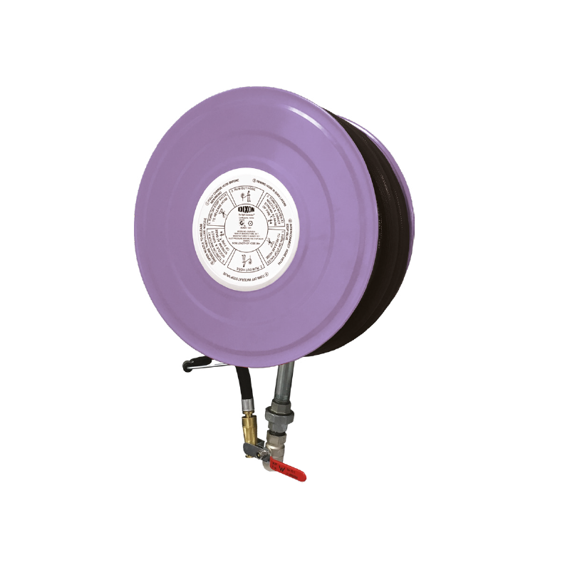 20mm x 36Mt Lilac Fire Reel C/With Valve & Nozzle