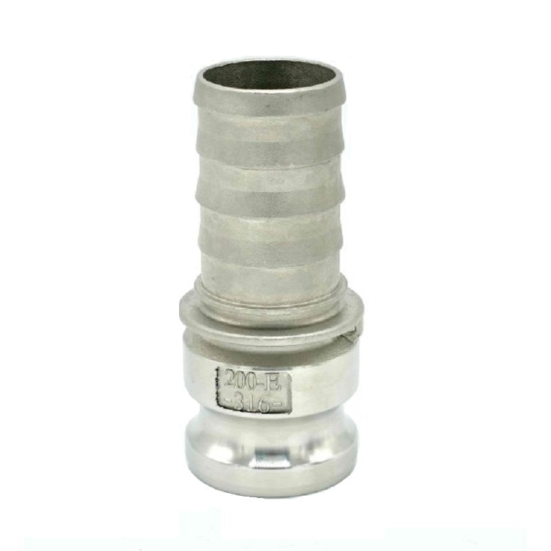 Hose Tail x Male Stainless Steel Camlock TYPE E