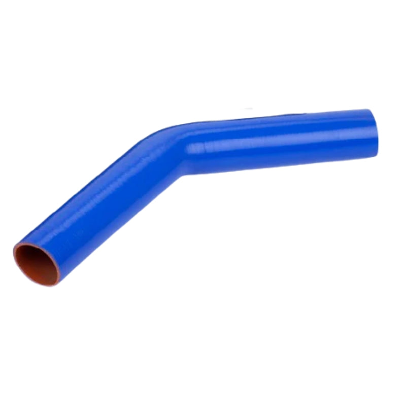 Blue Silicone 45 Deg Elbow