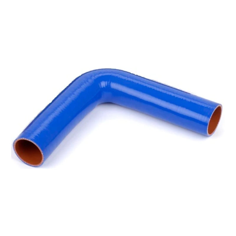 Blue Silicone 90 Deg Elbow