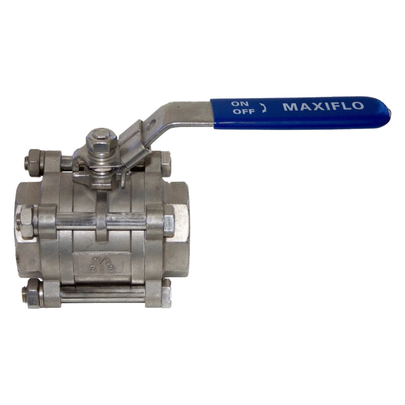 316 Stainless Steel Ball Valve – 3 Piece