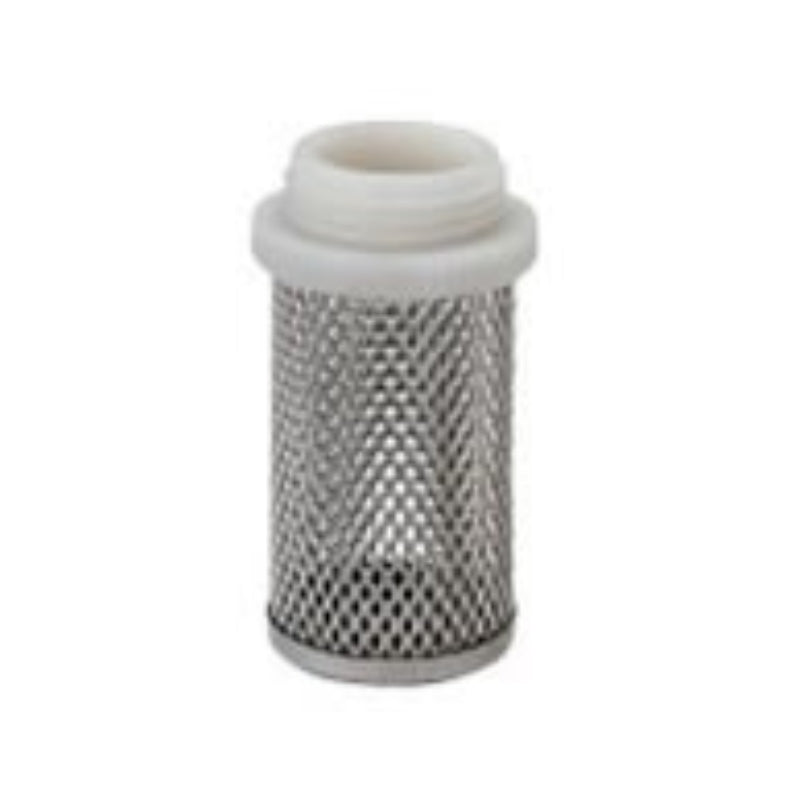 stainless steel mesh inline strainer insert with plastic cap